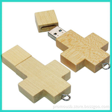 Wooden Cross USB Flash Drive Personalized corss gifts